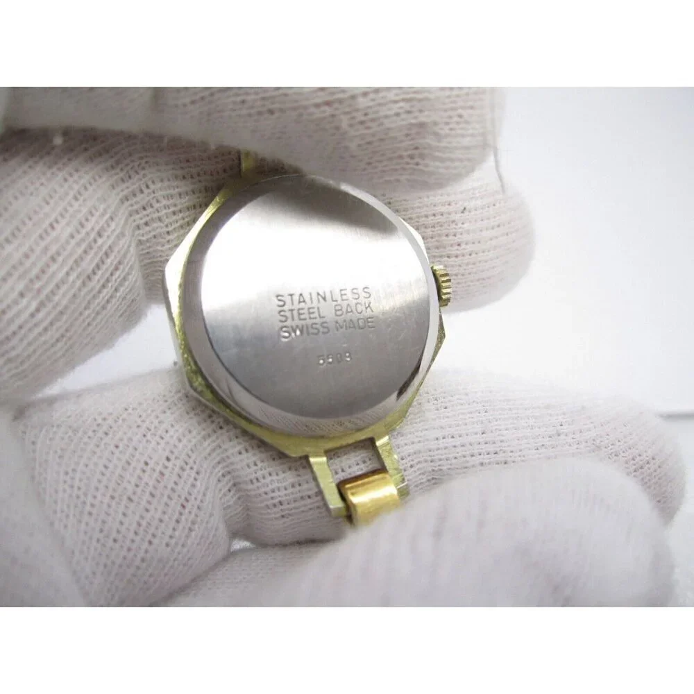 Vtg Women Diantus Hand Wind Mechanical Analog 27mm Round Watch (H450)